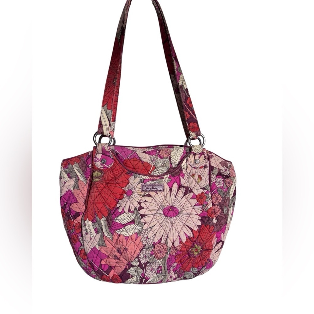 Vera Bradley Bohemian Blooms pink floral quilted bag